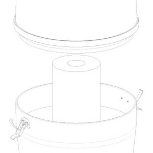 Cyclonik Central Vacuum – 700 AW with foam filter